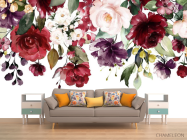 Фотообои Акварельные цветы - 1