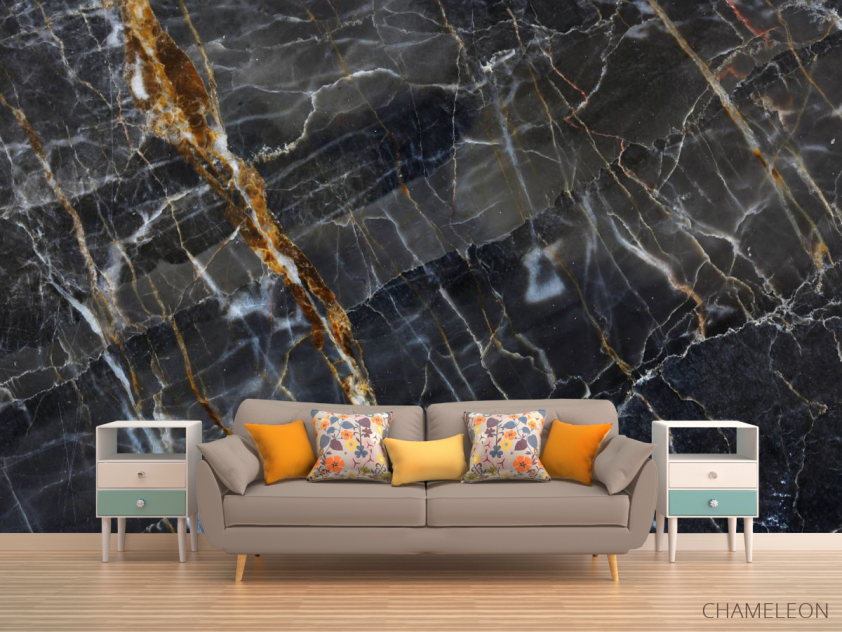 Фотообои Черный мрамор текстура - 1