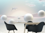 Фотошпалери Кулі з дельфінами - 1