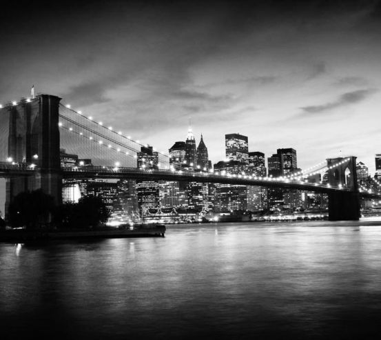 Фотообои Мост, ночь 9758