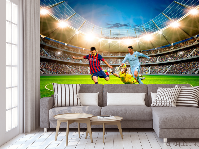 Фотообои Футбольные игроки - 3