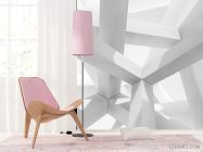 Фотошпалери Білі квадратні стовпи - 4