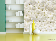 Фотошпалери білі квіти - 3