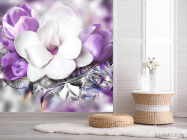 Фотошпалери Магнолія 3д - 2