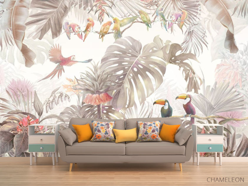 Фотообои Попугаи в тропиках - 1