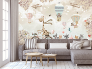 Фотообои Коричневый жирафик - 3