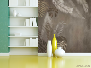 Фотошпалери Коричневі тропічні листя - 3