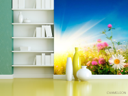 Фотообои Бескрайнее цветущее поле - 3