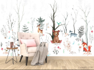 Фотообои Животные в лесу - 4