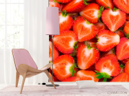 Фотошпалери Полуниця в розрізі - 4