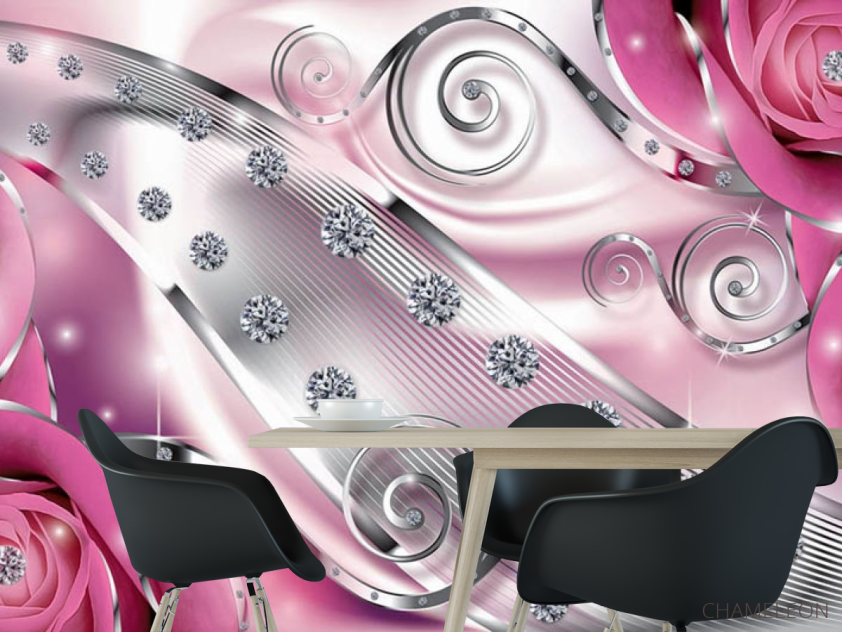 Фотошпалери Троянди з камінням - 1