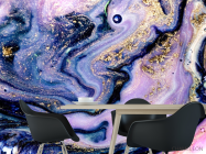 Фотошпалери Фіолетовий Fluid art - 1
