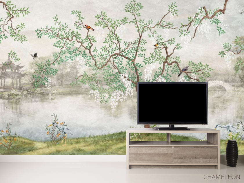 Фотообои Дерево с птицами - 2