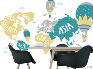 Фотошпалери Дитяча карта - 1