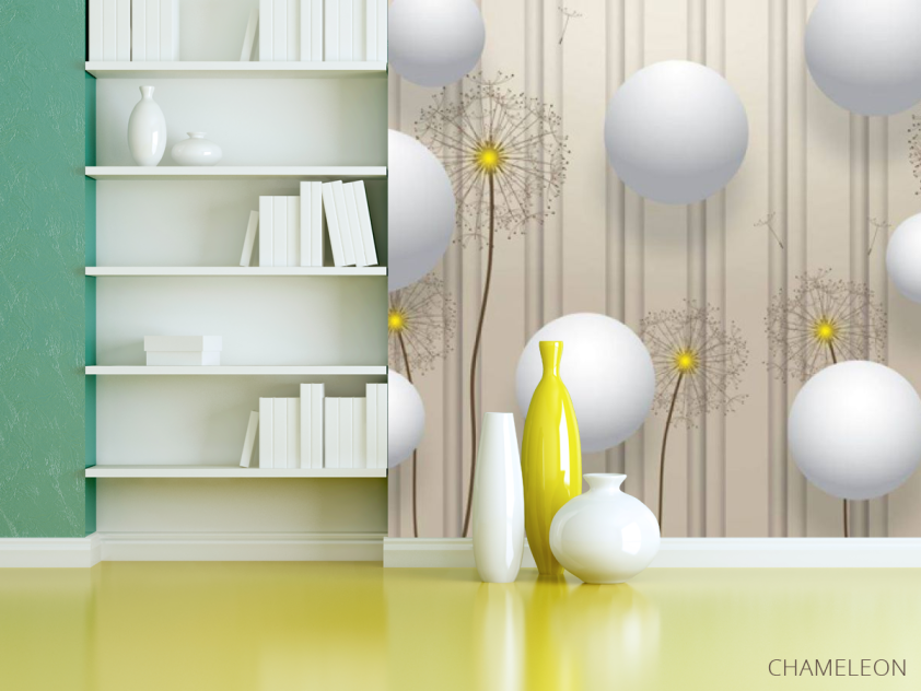 Фотошпалери 3D кульбаби - 3