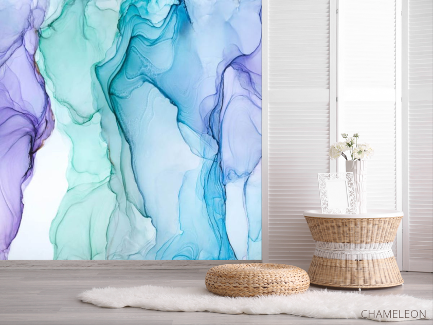 Фотошпалери яскравий fluid art - 2