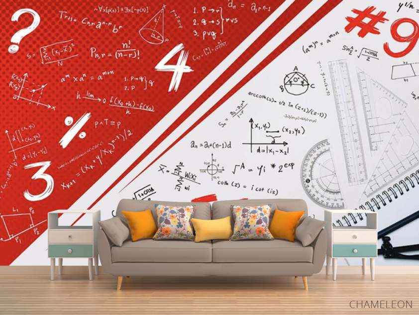 Фотообои Для кабинета алгебры и геометрии - 1