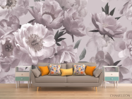 Фотообои Пудровые цветы - 1