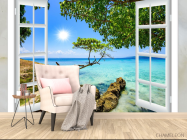 Фотообои Вид из окна на море - 4