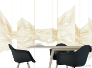 Фотошпалери золоті лінії - 1