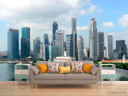 Фотообои Дома, вода - 1