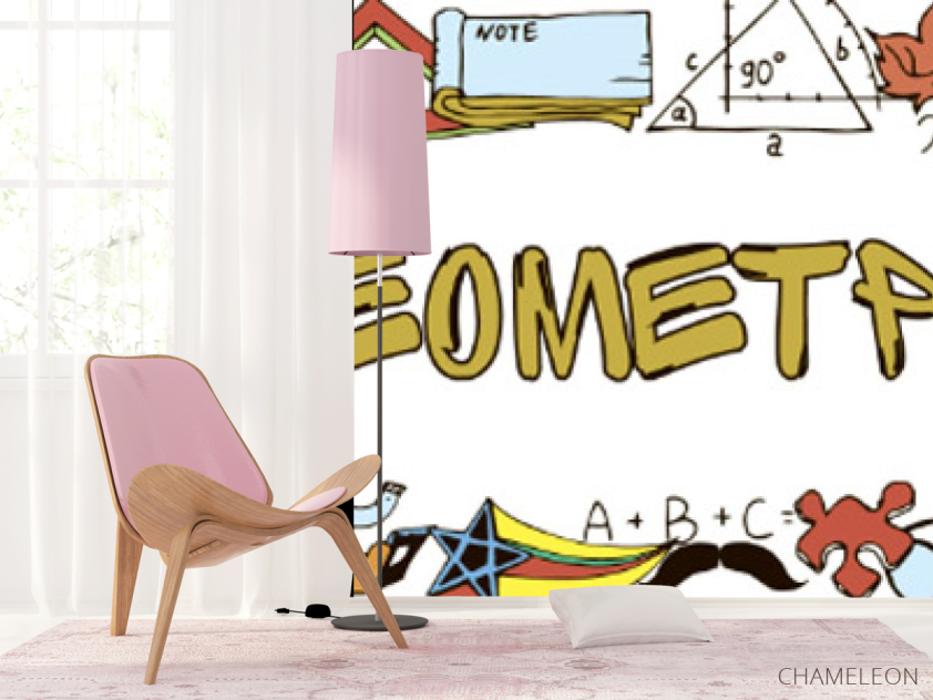 Фотошпалери Для кабінету геометрії - 4