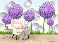 Фотообои Цветы 3д - 4