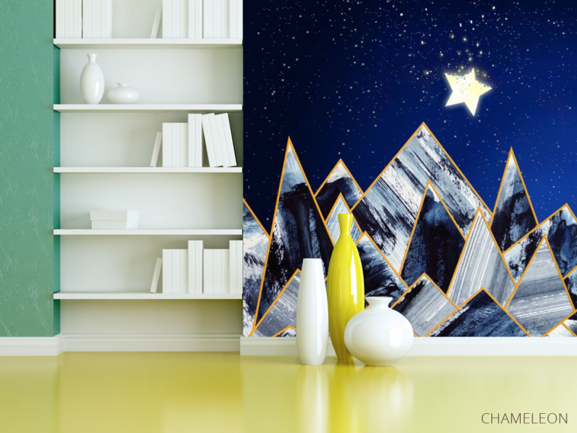 Фотошпалери 3D гори - 3