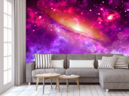 Фотообои Фиолетовое космическое небо - 3