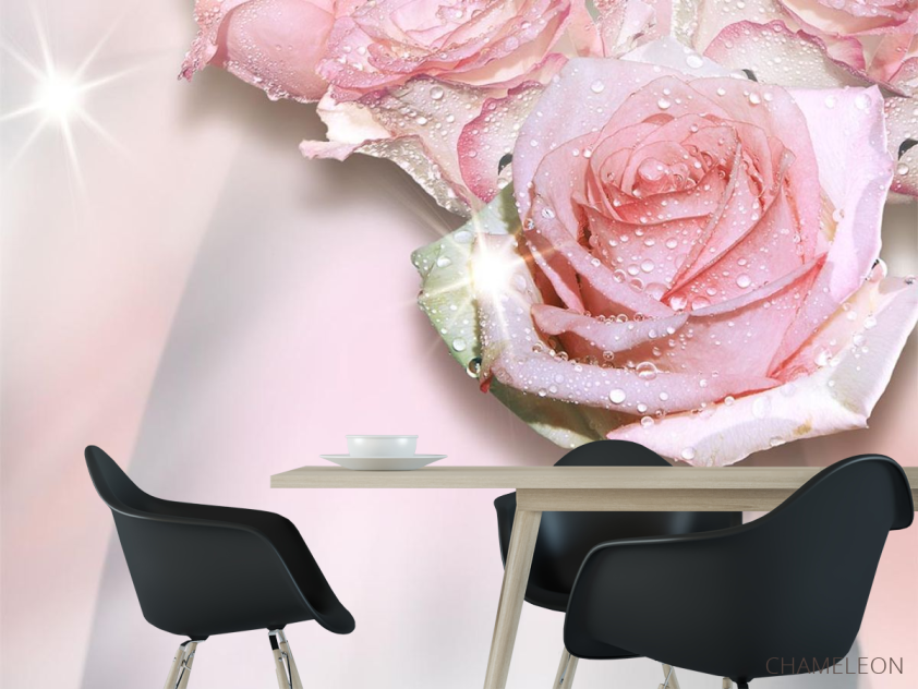 Фотошпалери 3д троянди - 1