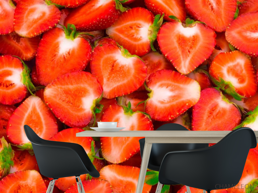 Фотошпалери Полуниця в розрізі - 1