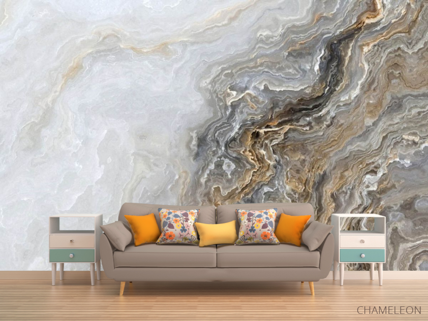 Фотообои Коричневый абстрактный мрамор - 1