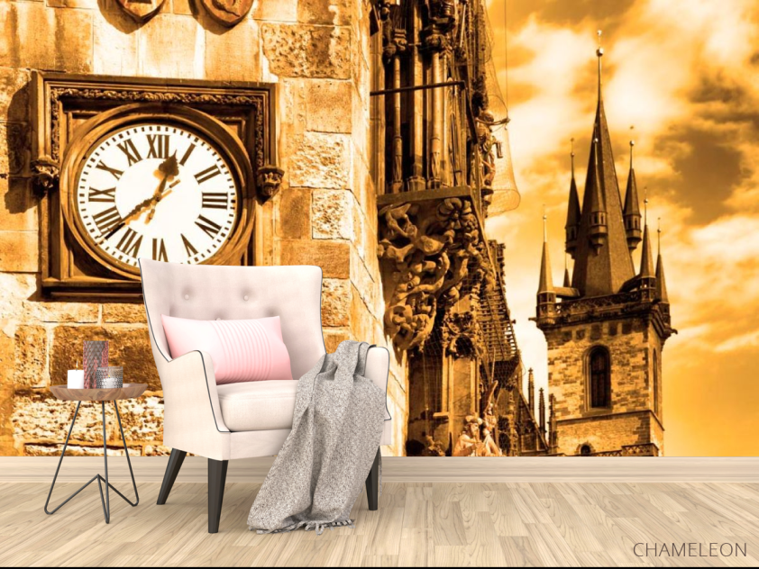 Фотообои Часы на башне - 4