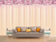 Фотообои цветы с потолка - 1