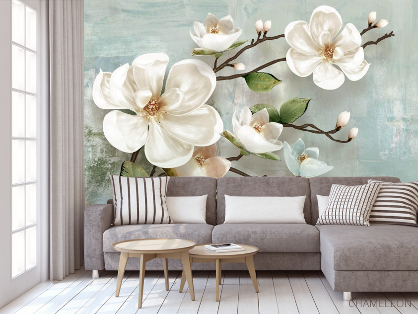 Фотообои Цветочная ветка - 3