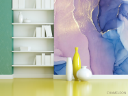 Фотошпалери Фіолетовий Fluid art - 3