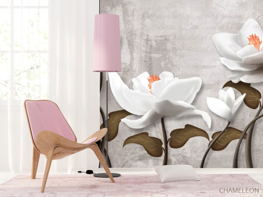 Фотошпалери квіти 3D - 4