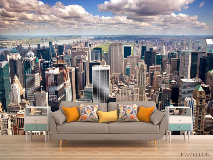 Фотообои Тучи высотки - 1