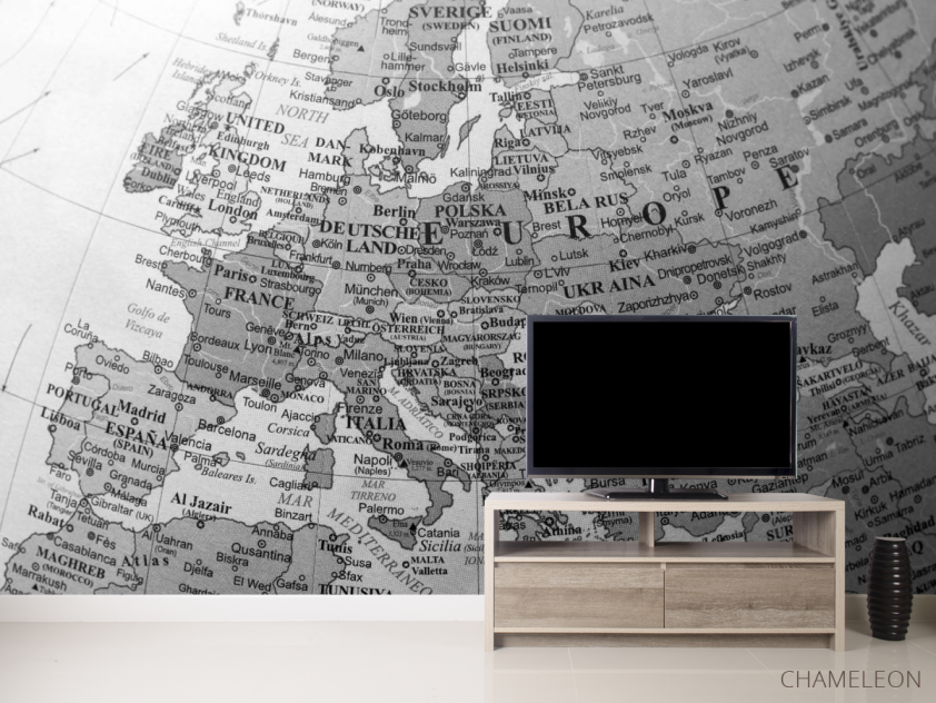 Фотообои Подробная карта - 2