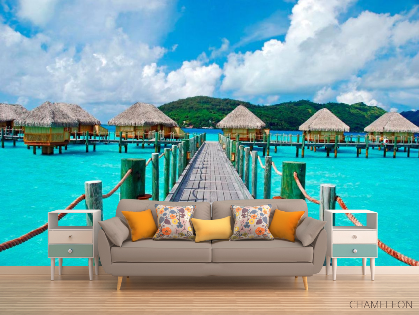Фотообои Мальдивский мостик - 1