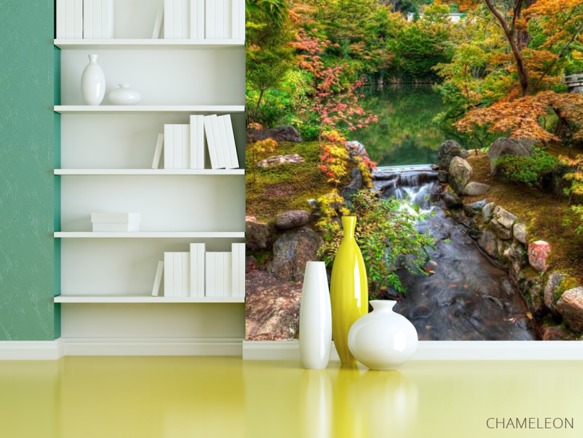 Фотошпалери Водоспад, озерце - 3