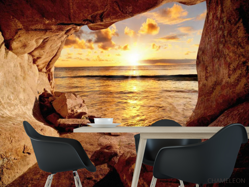 Фотошпалери Вид зі скель на море - 1