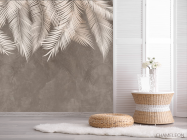 Фотошпалери листя зі стелі - 2