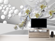 Фотообои 3д орхидеи - 2