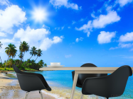 Фотошпалери Море і пальми - 1