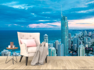 Фотообои Высотки берег моря - 4