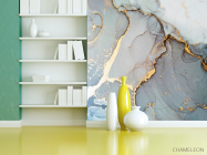 Фотошпалери fluid art Золотий - 3