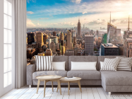 Фотообои Вид сверху город - 3