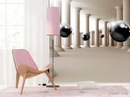 Фотошпалери 3Д кулі і колони - 4