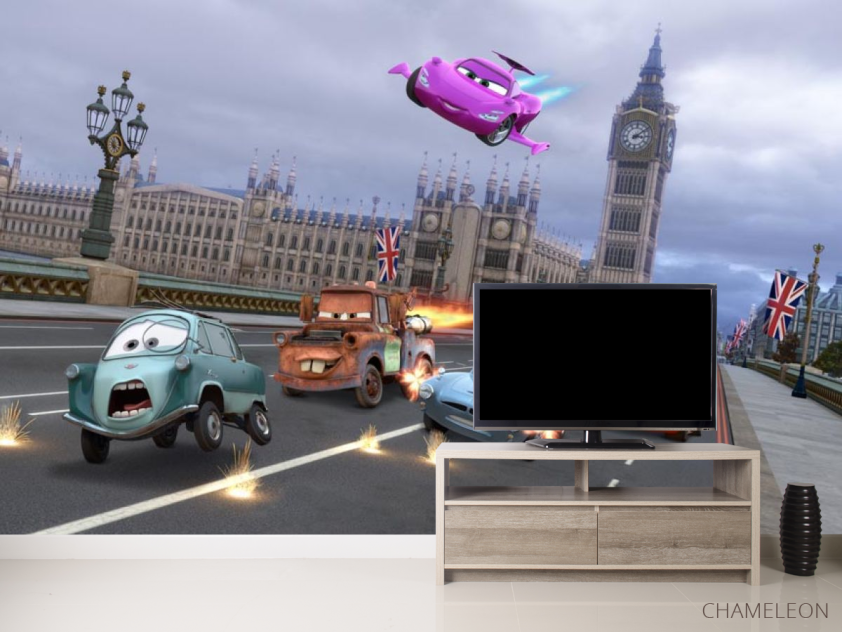 Фотообои Тачки на мосту - 2